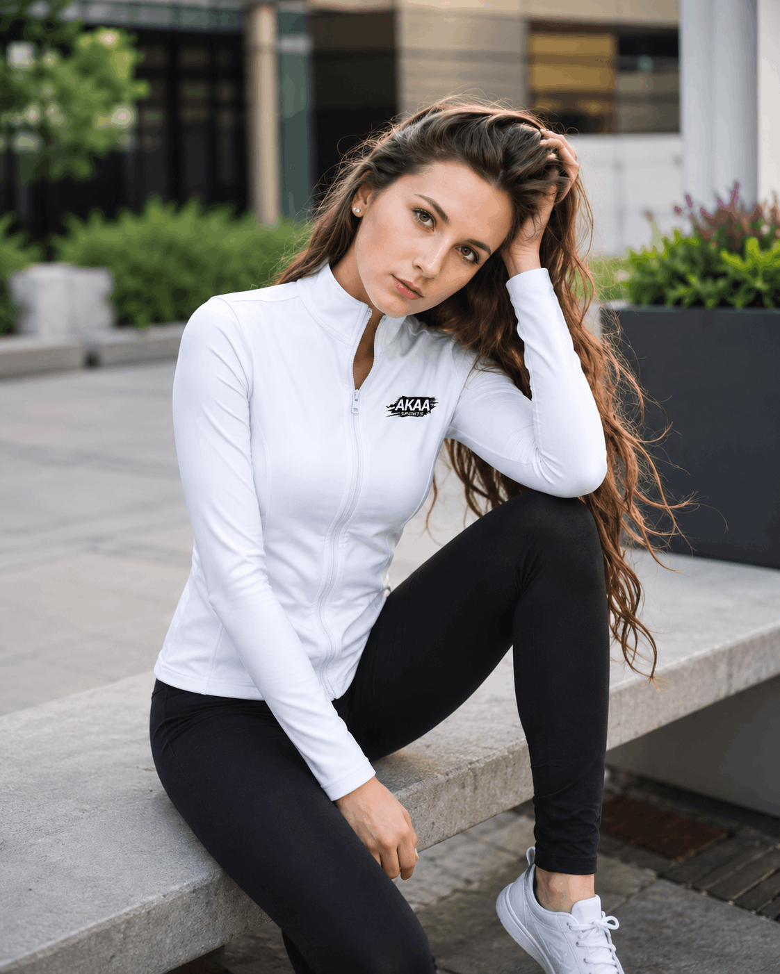 example white top