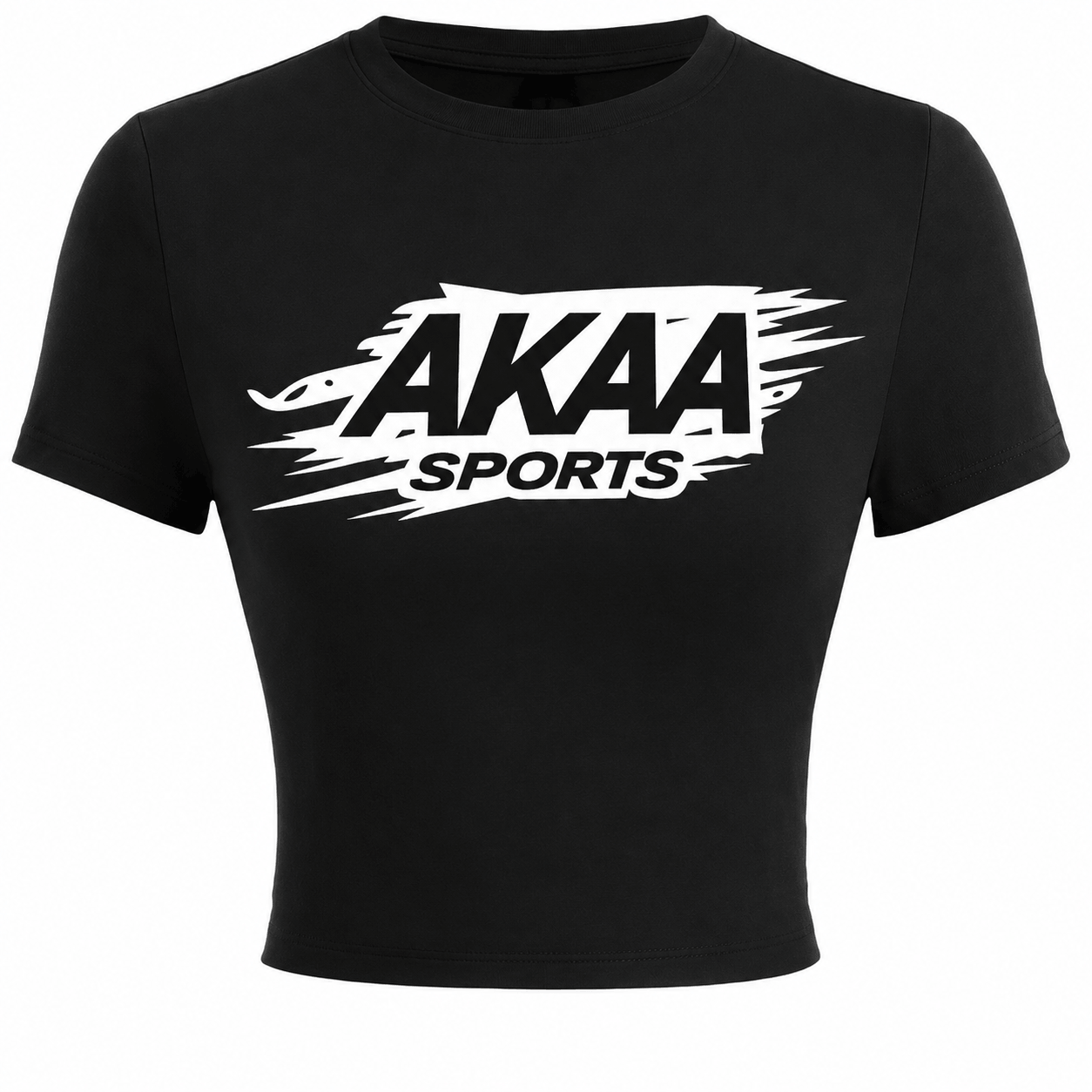 AKAA Sports Women's Cropped Logo T-Shirt - Image 8
