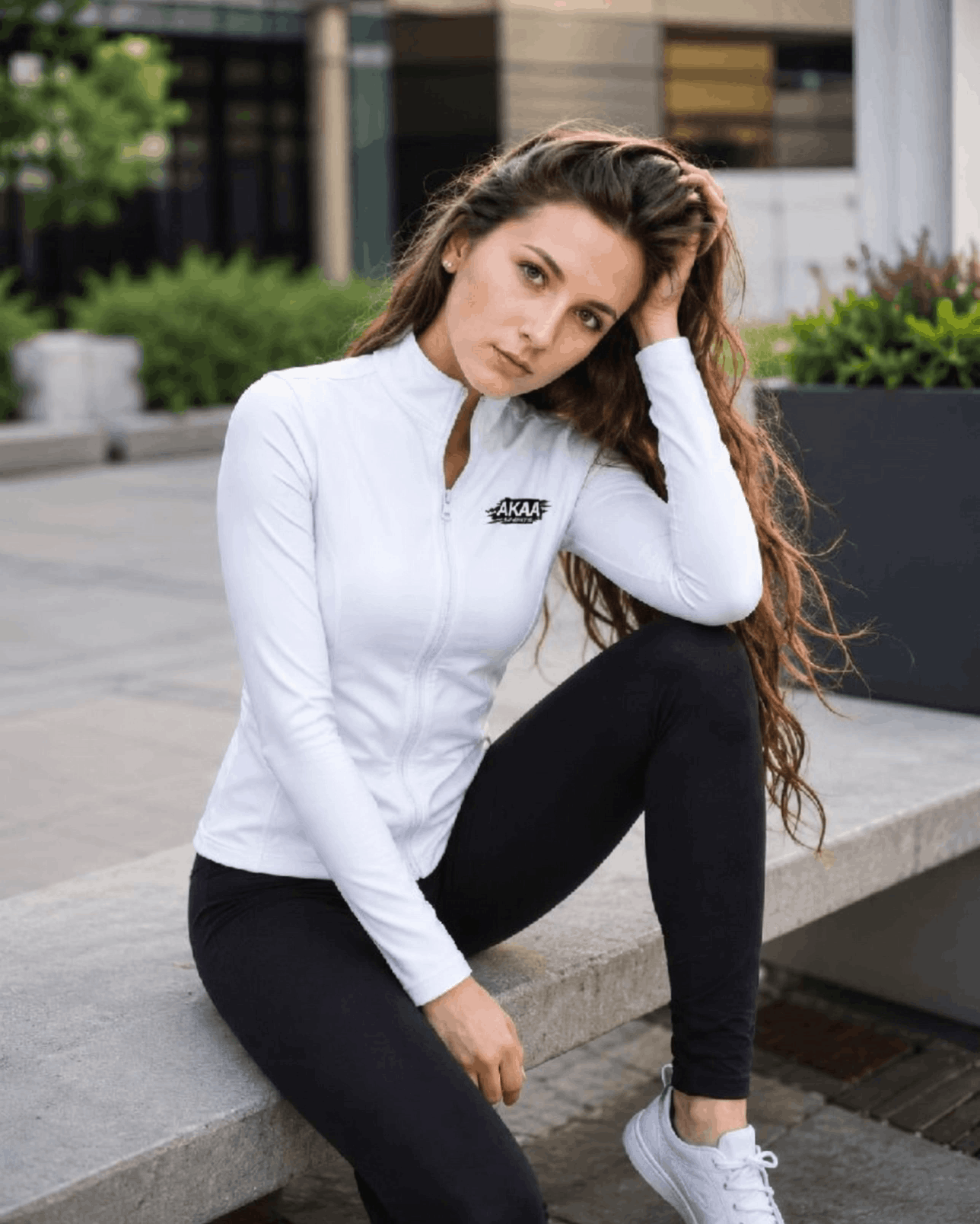 AKAA Sports Women's Zip-Up Training Top