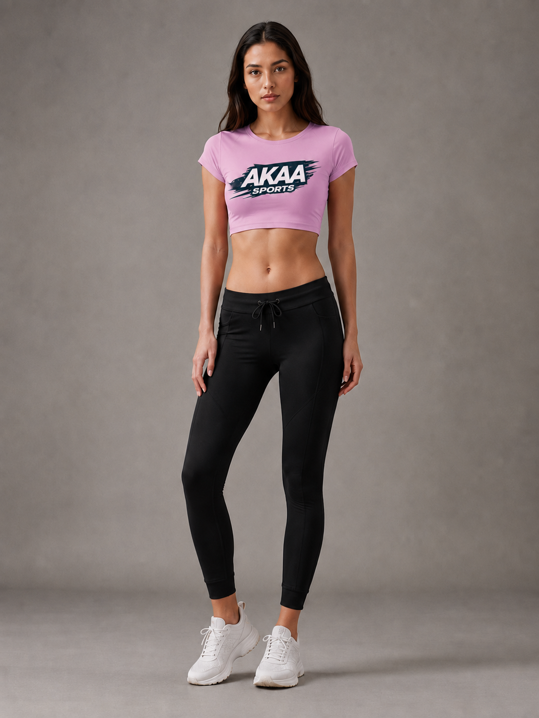 AKAA Sports Women's Cropped Logo T-Shirt